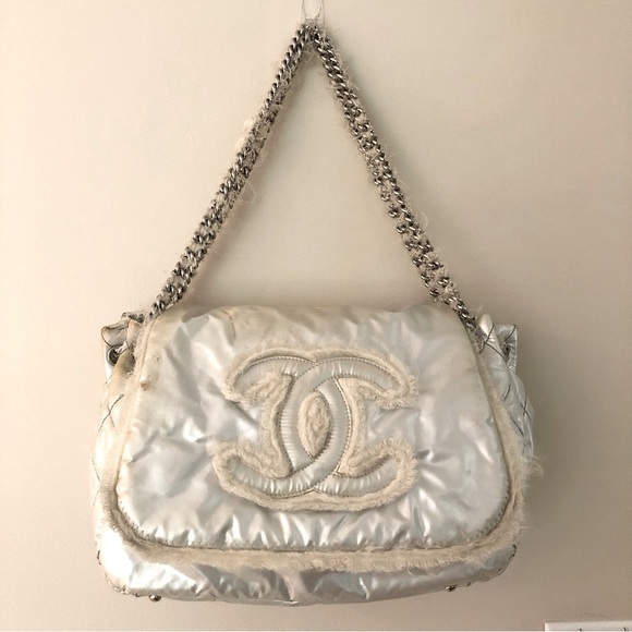 Chanel 2010 Collection Arctic Polar Ice Accordion Flap Bag - Picture 2 of 16